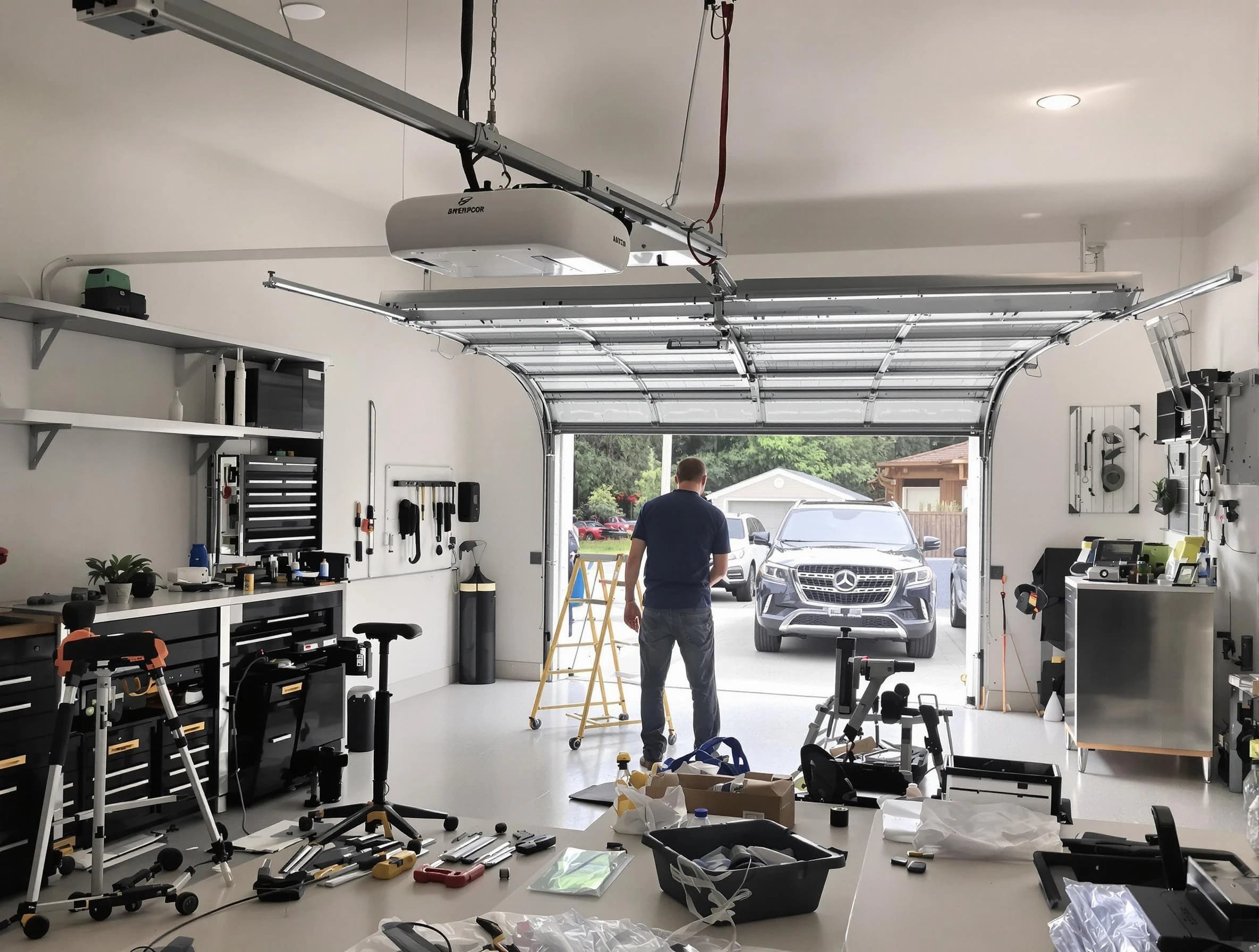 Garage door opener installation by Todd Creek Garage Door Repair in Todd Creek