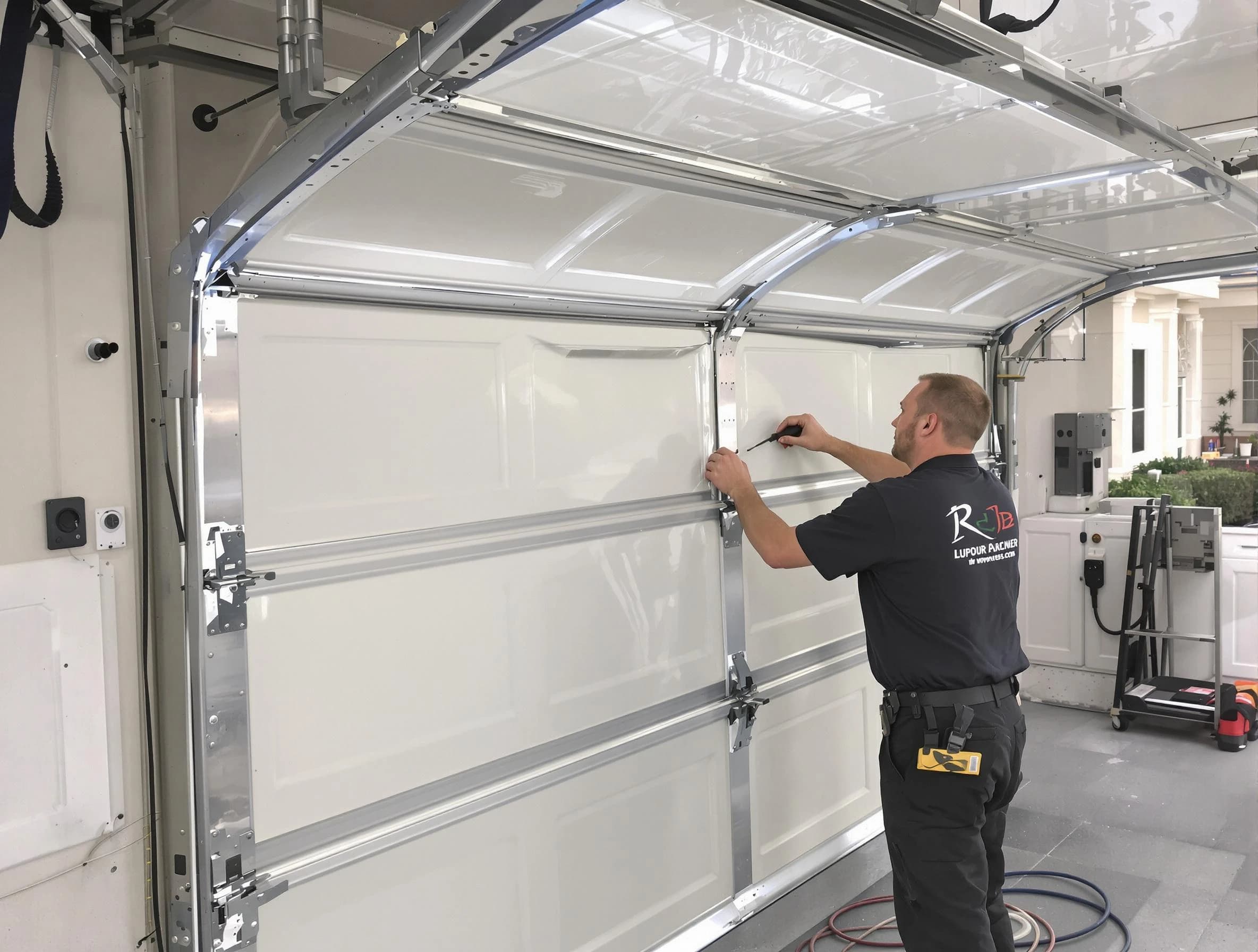 Todd Creek Garage Door Repair professional performing panel repair in Todd Creek