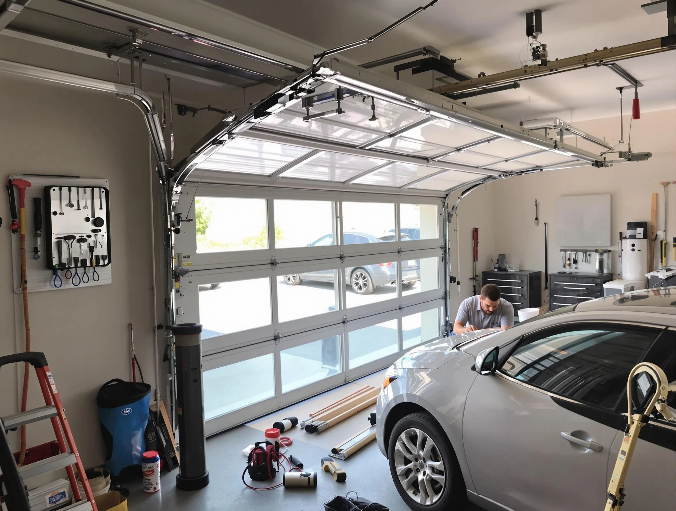 Garage door noise reduction service by Todd Creek Garage Door Repair in Todd Creek