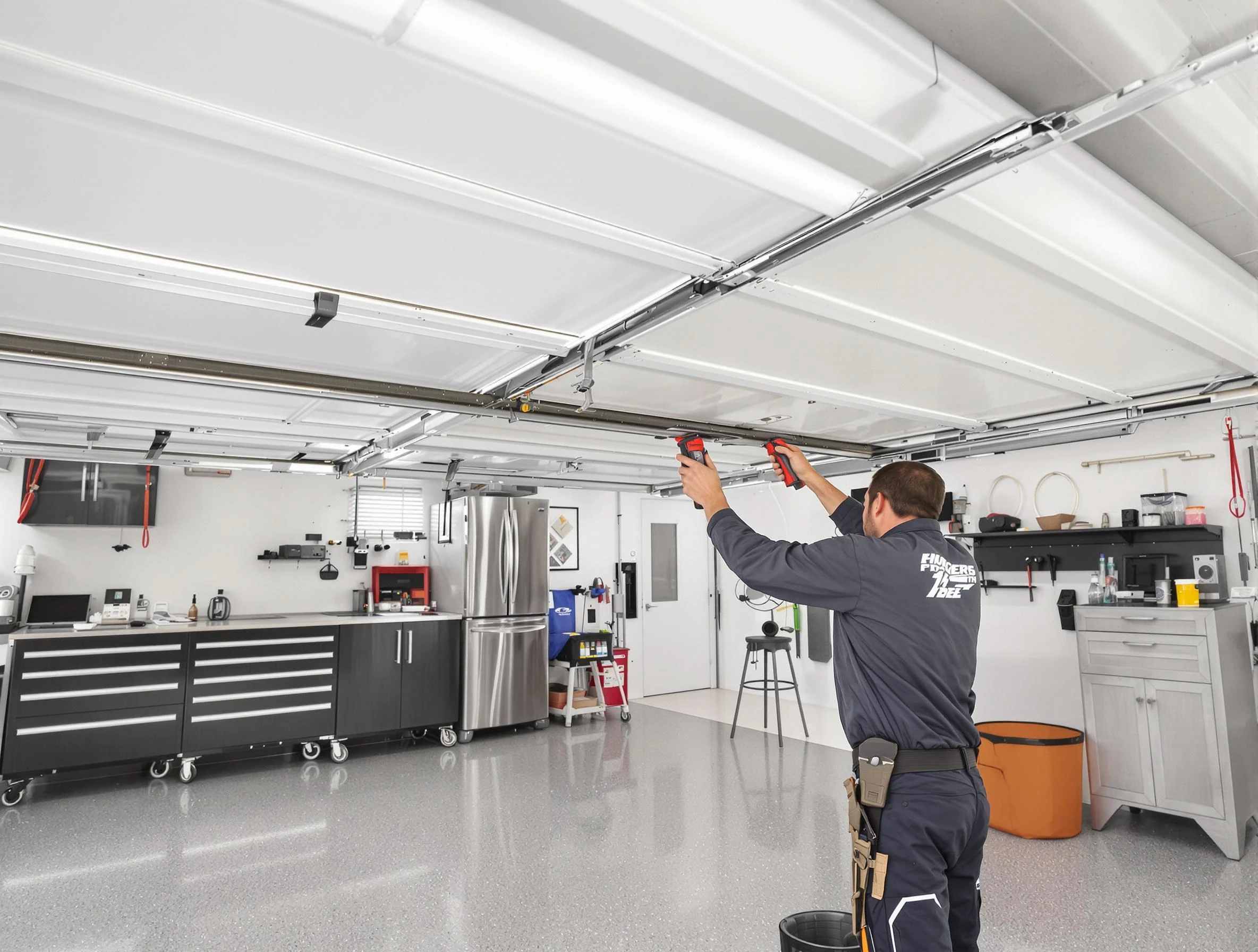 Overhead garage door repair service by Todd Creek Garage Door Repair in Todd Creek